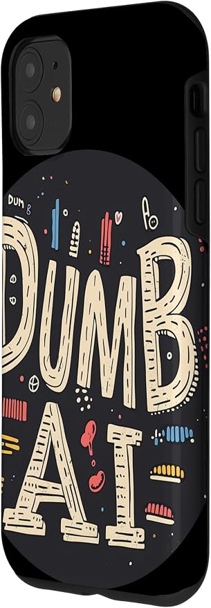 iPhone 11 Dumb AI Stamp Costume Case - Image 2