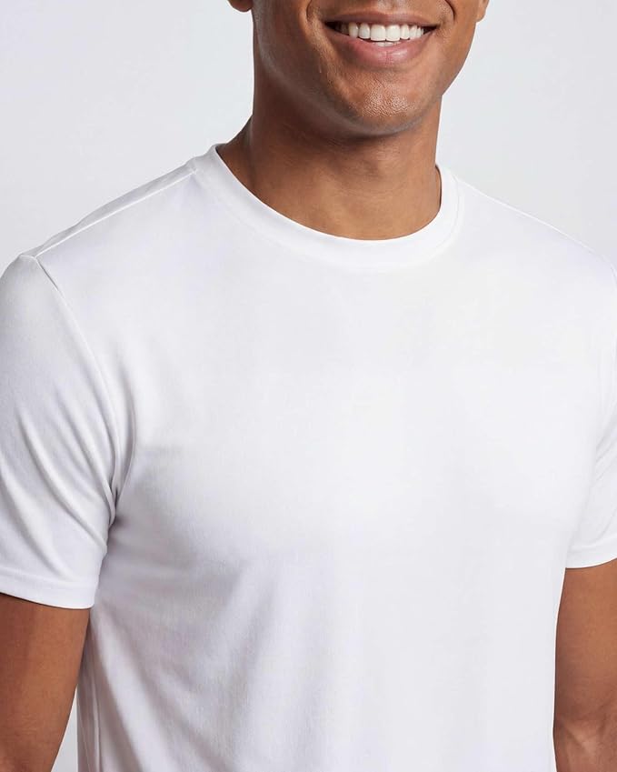 5 Pack Men's Dry Fit Short Sleeve T-Shirt Gym Workout Athletic Running Tee | Cooling, Moisture-Wicking, Crew Neck, Quick-Dry, Breathable, Active, Exercise, Fitness, Basketball, Cycling, Hiking, Tennis - Image 3
