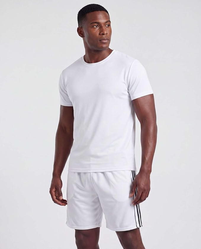 5 Pack Men's Mesh Shorts Athletic Basketball Sports Gym Workout Pockets | Cooling Moisture-Wicking, 9", Long, Quick-Dry, Breathable, Elastic Drawstring Waistband. Running, Exercise, Soccer, Training. - Image 3