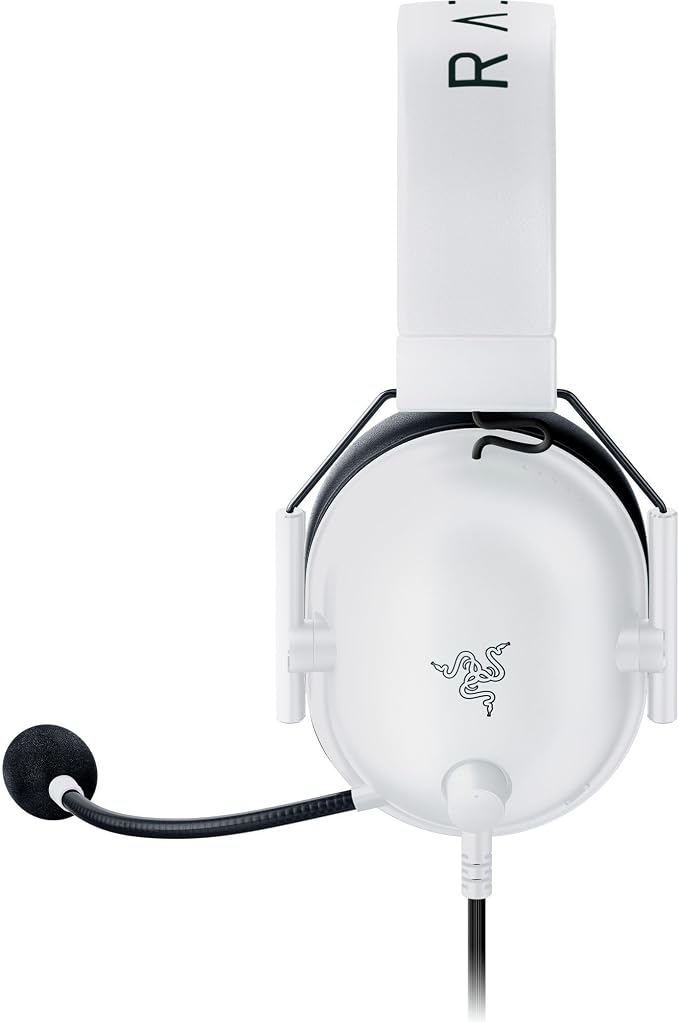 Razer BlackShark V2 X Wired PlayStation Gaming Headset, White | 50mm Drivers, Cardioid Mic, Lightweight, Comfortable Noise Isolating Earcups, For PS5, Xbox Series X, PC, Switch, 3.5 mm Jack - Image 10
