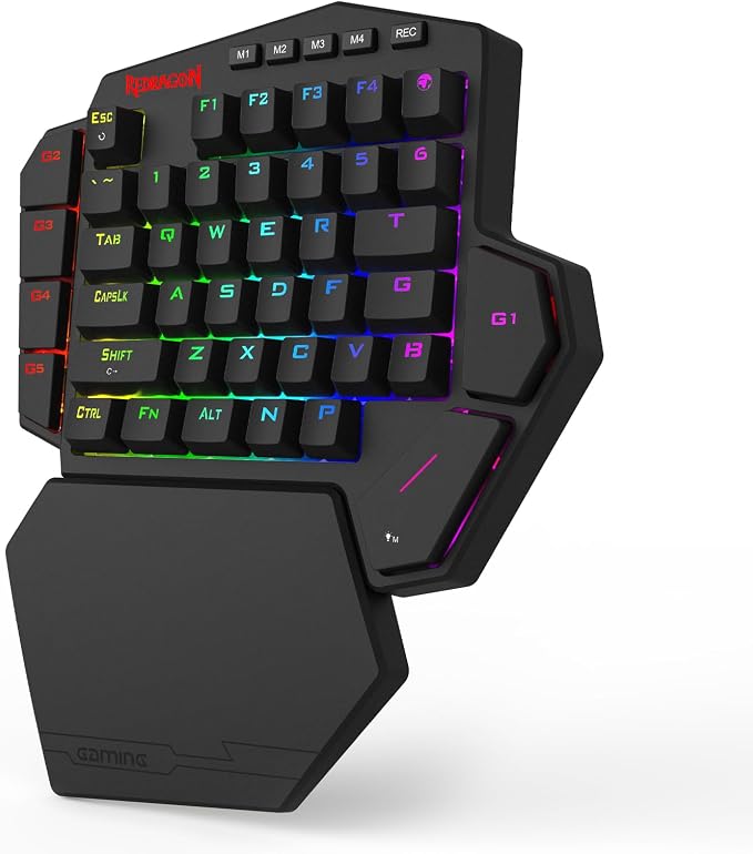 Redragon K585 HE Wired Rapid Trigger Magnetic One-Handed RGB Gaming Keypad | Silky POM Switches for Valorant FPS Precision, Zero Input Delay, 8K Polling, Dual-Module Structure, PRO Customize Software - Image 8