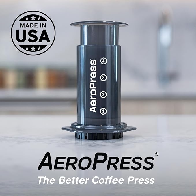 AeroPress Original Coffee Press, French Press, Pour-Over & Espresso Style | All-in-One Manual Coffee Maker, 2-Minute Brew, Less Bitterness, More Flavor, Portable, Travel & Camping - Image 6