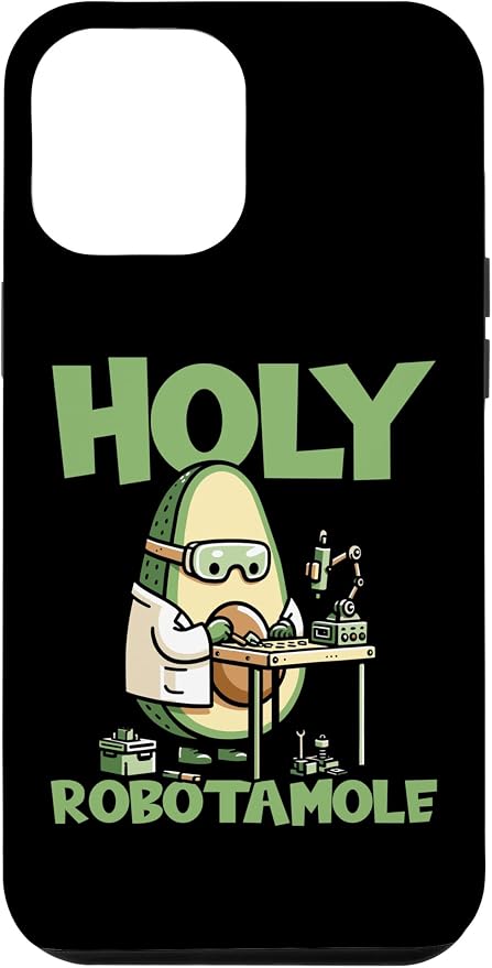 iPhone 15 Pro Max Robots Artificial - Ai Robotics Avocado Holy Robotamole Case by Unknown