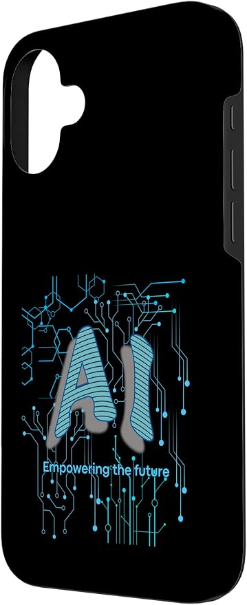 AI Circuit Board Tech Design for programmers & Engineers Case for iPhone 16 Plus - Image 2