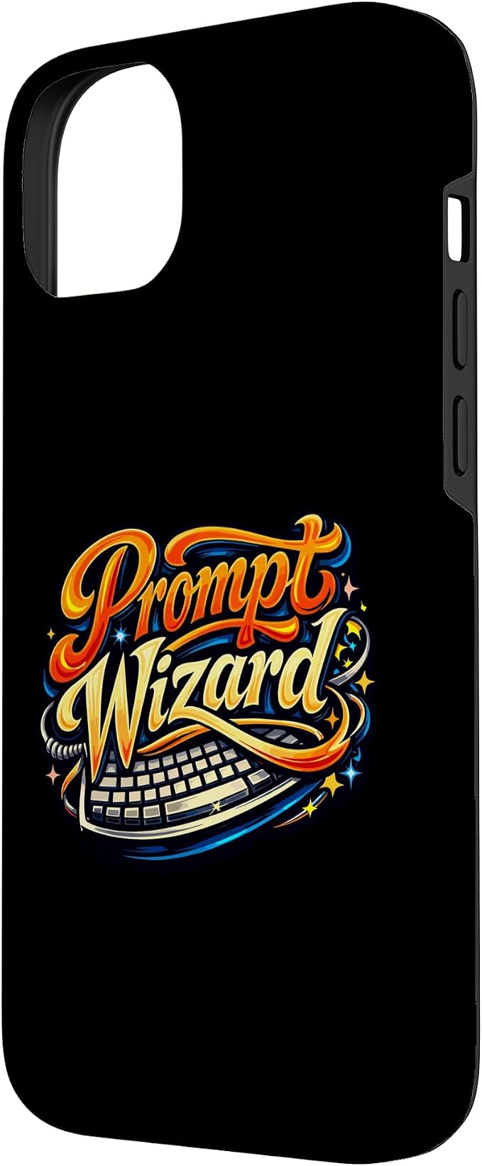 Prompt Wizard AI Retro Keyboard Case for iPhone 14 Plus - Image 2
