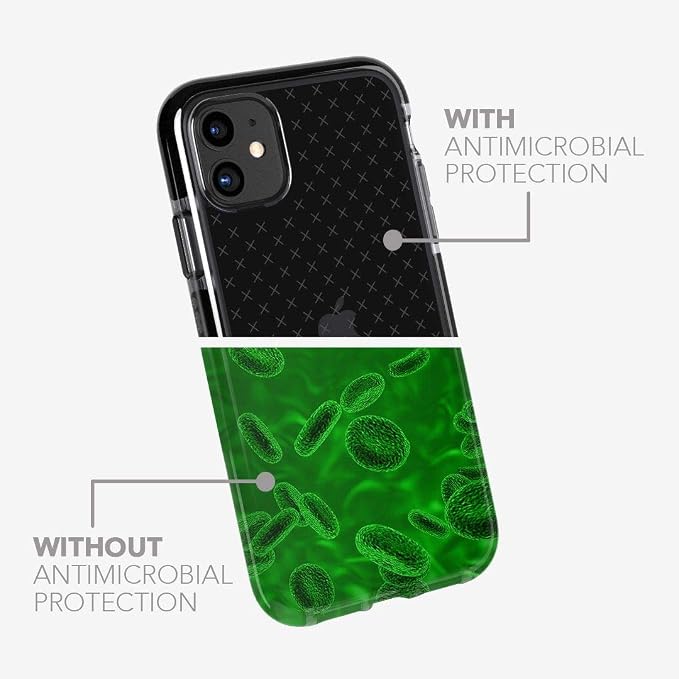 tech21 Evo Check for Apple iPhone 11 - Germ Fighting Antimicrobial Phone Case with 12 ft. Drop Protection - Image 3