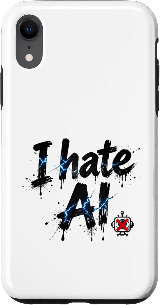 I Hate Ai Case for iPhone XR by Unknown
