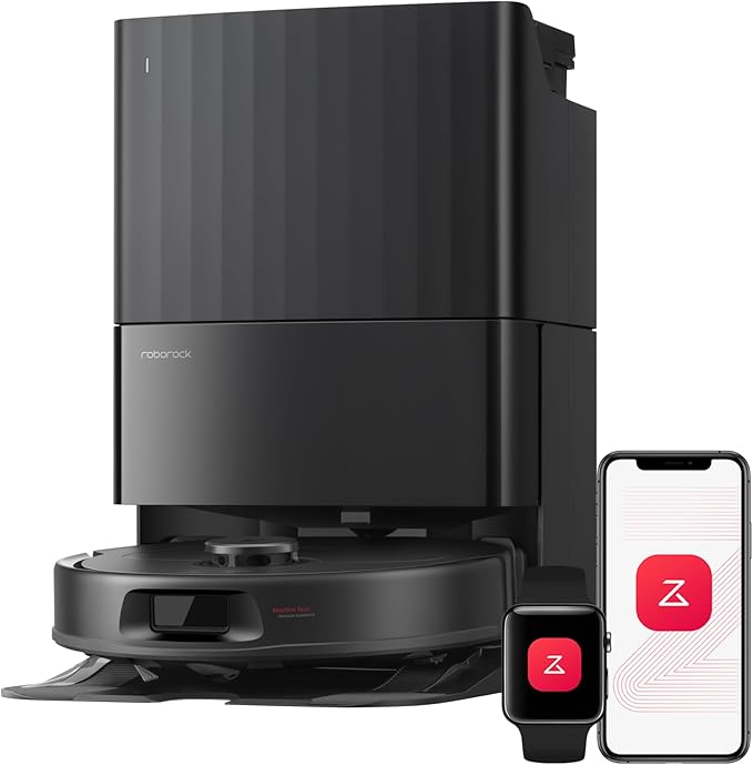 roborock 2026 New Qrevo S Pro Robot Vacuum and Mop, 18,500Pa Suction | Multifunctional Dock with 167℉ Mop Self-Cleaning, Smart Obstacle Avoidance, Anti-Tangle Brush, Liftable Spinning Mop, Black by Unknown