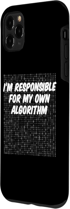 iPhone 11 Pro Max Binary Code Computer Algorithm AI Artificial Intelligence Case - Image 2