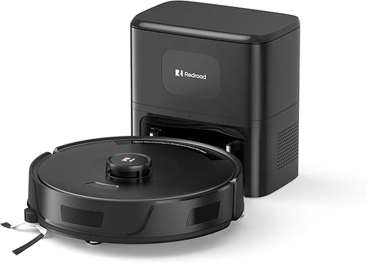 Robot Vacuum 38,000 Pa Robot Vacuum Mop,120Day Self Emptying Vacuum Robot,Lidar Navigation,5G 2.4GWiFi APP Aspirateur Robot,Self-Charging Robot Vacuums for Pet,Floor,Carpet R11 Max Black by Unknown