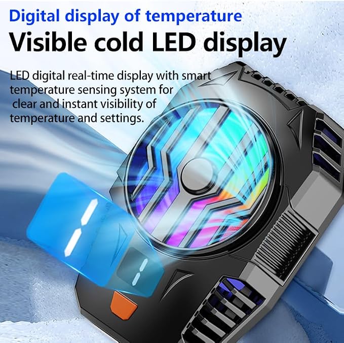 Portable Slim Phone Cooling Pad, USB Low Noise Phone Cooler Mat for iPhone Android Samsung, Non-Slip Heat Dissipation Pad for Gaming Travel Car Desk Video Calls - Image 7