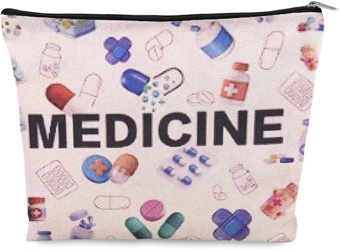 Small Emergency Medical Bag Organizer Pouch Survival Medicine Bag Doctor Retirement Gifts from Nurse Pouch Bag for Work Supplies Nursing School Essentials for Women Pharmacy Student Pouch Gift Ideas by YangQian