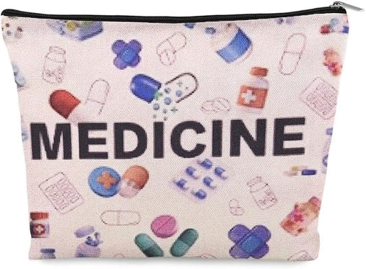 Small Emergency Medical Bag Organizer Pouch Survival Medicine Bag Doctor Retirement Gifts from Nurse Pouch Bag for Work Supplies Nursing School Essentials for Women Pharmacy Student Pouch Gift Ideas by YangQian