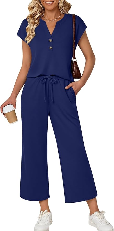 LILLUSORY Two Piece Lounge Sets for Women Vacation Beach Travel Airport Fall Outfits Casual Cruise Fashion 2026 by Lillusory