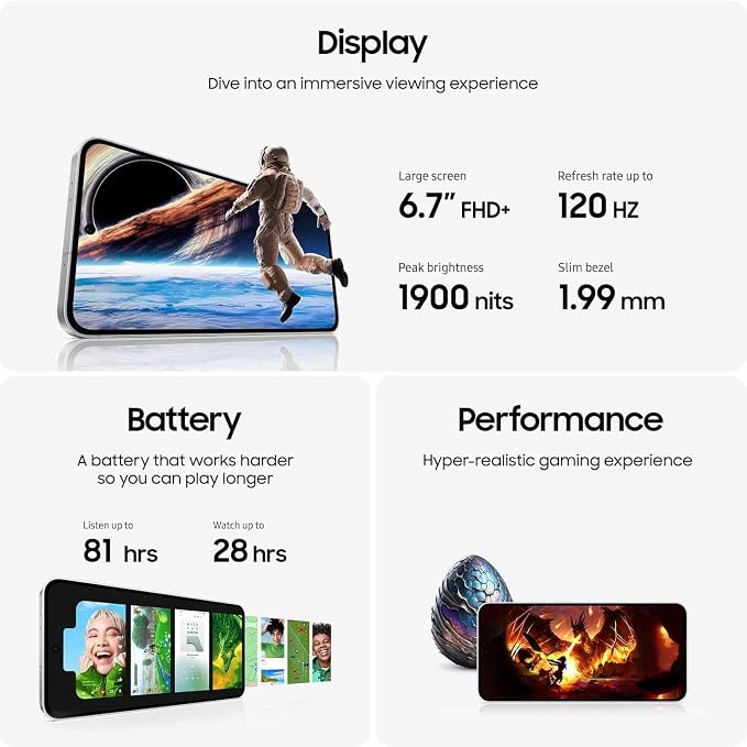 Samsung Galaxy S24 FE, 128GB, Graphite - Locked to AT&T (Renewed) | Renewed - Image 4