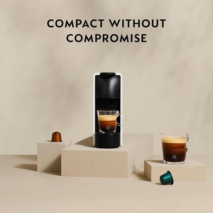 Nespresso Essenza Mini Espresso Machine by Breville, Piano Black - Image 6