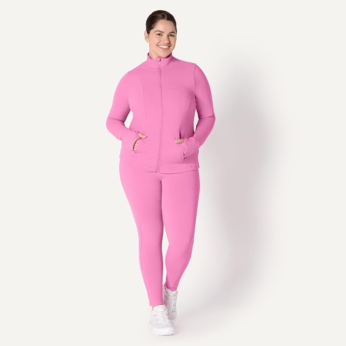 Amazon Essentials Women's Active FormFlex Buttery Soft Slim Fit Quarter Zip Long Sleeve Pullover Jacket - Image 7