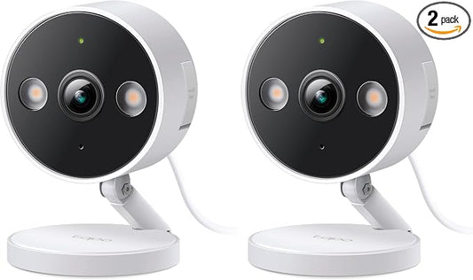 Tapo 2K+ Indoor/Outdoor Wired Security Camera - 2024 PCMag Editors' Choice, Person/Pet/Vehicle Detection, Baby Monitoring, Color Night Vision, Subscription-Free Local Storage or Optional Cloud, C120 by Unknown