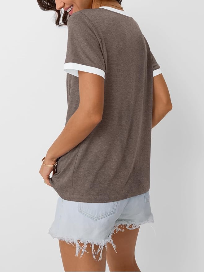 AUTOMET Womens Short Sleeve T-Shirts Summer Tops Casual Soft Tunic V Neck Basic Workout Clothes Spring Fashion Outfits 2026 - Image 3
