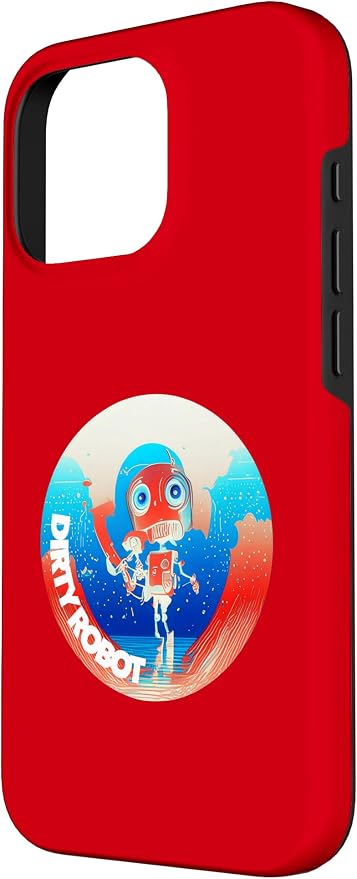 Dirty Robot my computer friend brand AI computing code cobot Case for iPhone 16 Pro - Image 2