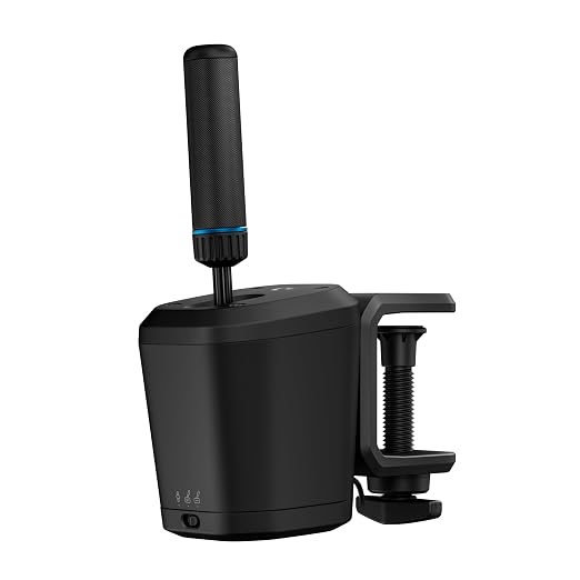 Logitech G RS Sim Racing Shifter & Handbrake (With Mode Switching) | Easy mode switching, height-adjustable handle, for RS & PRO Series, compatible with PlayStation, Xbox, & PC sim racing units by Unknown