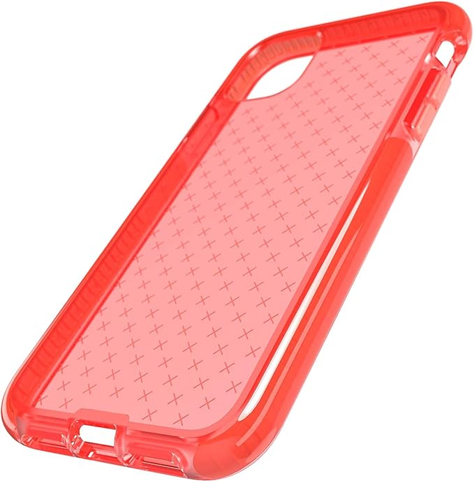 tech21 Evo Check Phone Case for Apple iPhone 11 with 12 ft. Drop Protection Coral - Image 11