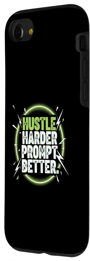 Hustle Harder Prompt Better AI Artificial Intelligence Case for iPhone SE (2020) / 7/8 - Image 2