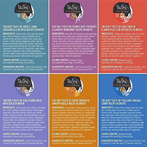 Tiki Dog Taste of The World Wet Dog Food, Variety Pack, 3oz Cup, 10ct - Image 5