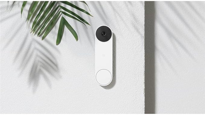 Google Nest Doorbell (Battery) - Snow | 6x digital zoom video doorbell, HD, 24/7 live view, Night vision, HDR, works with Google Home & Gemini - Image 8