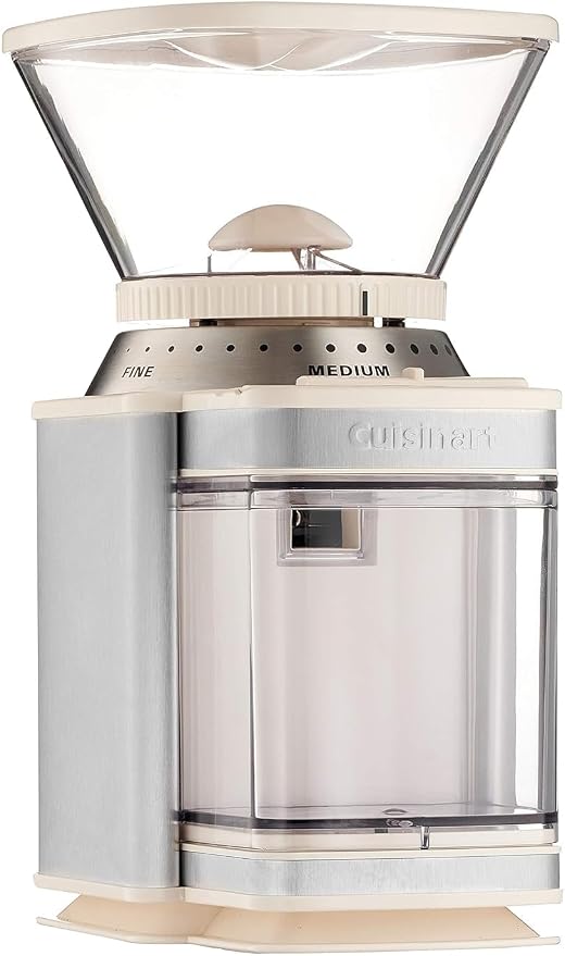 Cuisinart Coffee Grinder, Electric One-Touch Automatic Burr Coffee Grinder with 18-Position Grind Selector, Cup Size Selector for 4 – 18 Cups, Cream Stainless Steel - Image 3