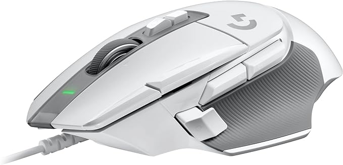 Logitech G502 X Wired Gaming Mouse - White | Optical Switches, 13 Buttons, Infinite Scroll, PC/MacOS Compatible by Unknown