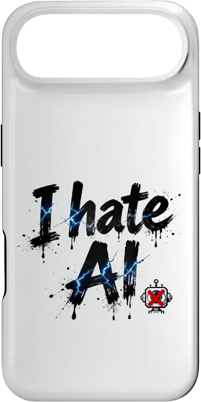 I Hate Ai Case for iPhone Air by Unknown