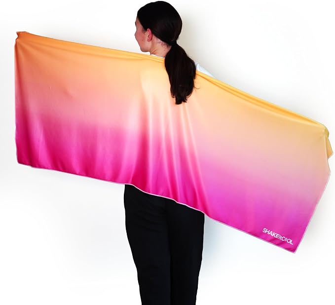 SHAKEitCOOL Large Cooling Shawl - Instant Heat Relief for Outdoor Events - Image 2