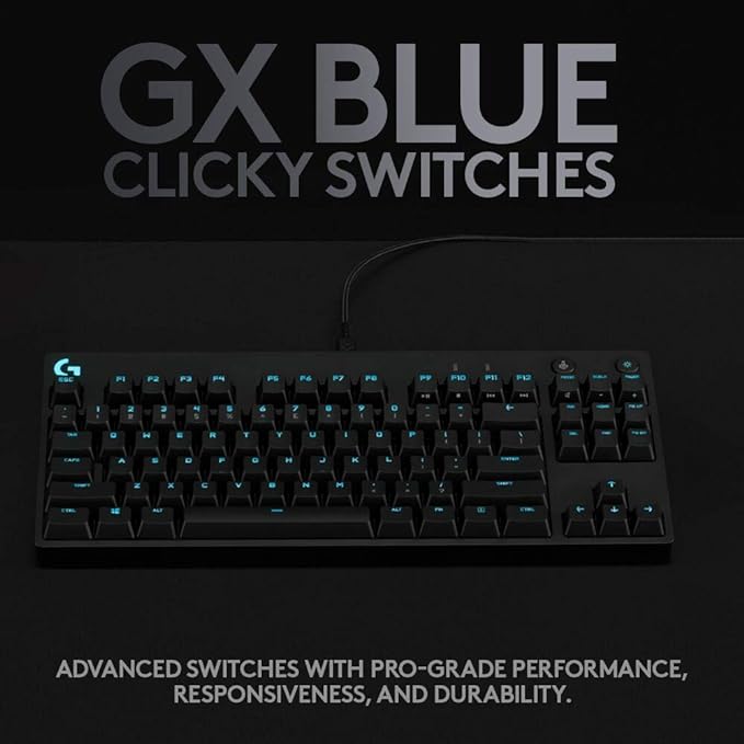 Logitech G PRO Mechanical Gaming Keyboard + G502 Hero Wired Gaming Mouse Bundle - Black - Image 4