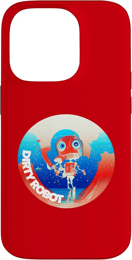 Dirty Robot my computer friend brand AI computing code cobot Case for iPhone 14 Pro by Unknown
