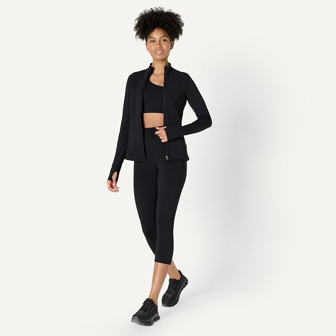 Amazon Essentials Women's Active FormFlex Buttery Soft Slim Fit Quarter Zip Long Sleeve Pullover Jacket - Image 6