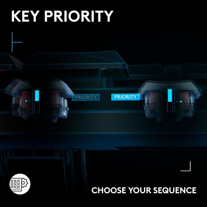 Logitech G515 TKL Rapid Wired Gaming Keyboard (Hall-Effect) - Black | Fully customizable, analog switches, rapid trigger, ultra-slim, USB-A port connection - Image 7