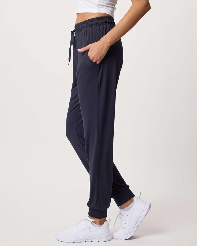 3 Pack Women's Lounge Joggers Sweatpant Active Athletic Yoga Workout Pocket | Available in Plus Size, Ladies Casual, Drawstring Gym Pants, Sleep Bottoms, Hiking, Running, Fitness, Exercise, Pajama, Soft - Image 5