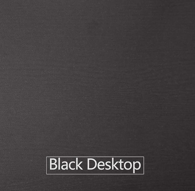 Need Office Computer Desk 39.3 Inch Sturdy Folding Laptop Table Black | Black Frame Writing Gaming Work Table/Foldable Home Office Desk/Sewing Table, No Assembly Required - Image 9