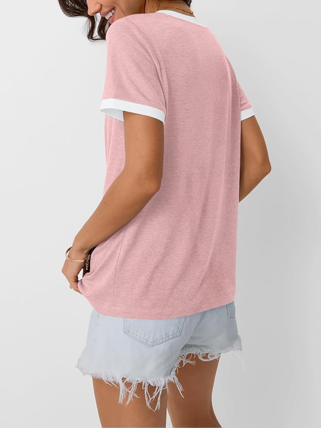 AUTOMET Womens Short Sleeve T-Shirts Summer Tops Casual Soft Tunic V Neck Basic Workout Clothes Spring Fashion Outfits 2026 - Image 3