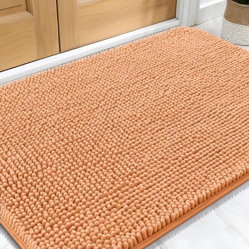 OLANLY Dog Door Mat for Muddy Paws 30x20, Super Absorbent Chenille Mud Mat by OLANLY
