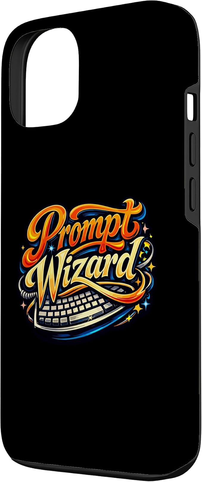 Prompt Wizard AI Retro Keyboard Case for iPhone 13 - Image 2