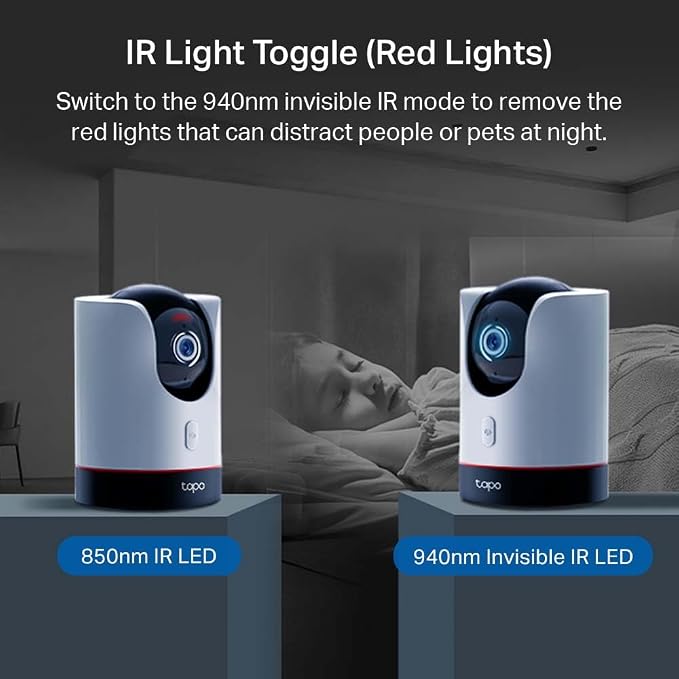 TP-Link Tapo 2K QHD Pan/Tilt Wi-Fi Camera | Apple HomeKit | Physical Privacy Mode | Color Night Vision | Motion Tracking | 2-Way Audio | Local/Cloud Storage | Works w/Alexa&Google Home | (Tapo C225) - Image 5