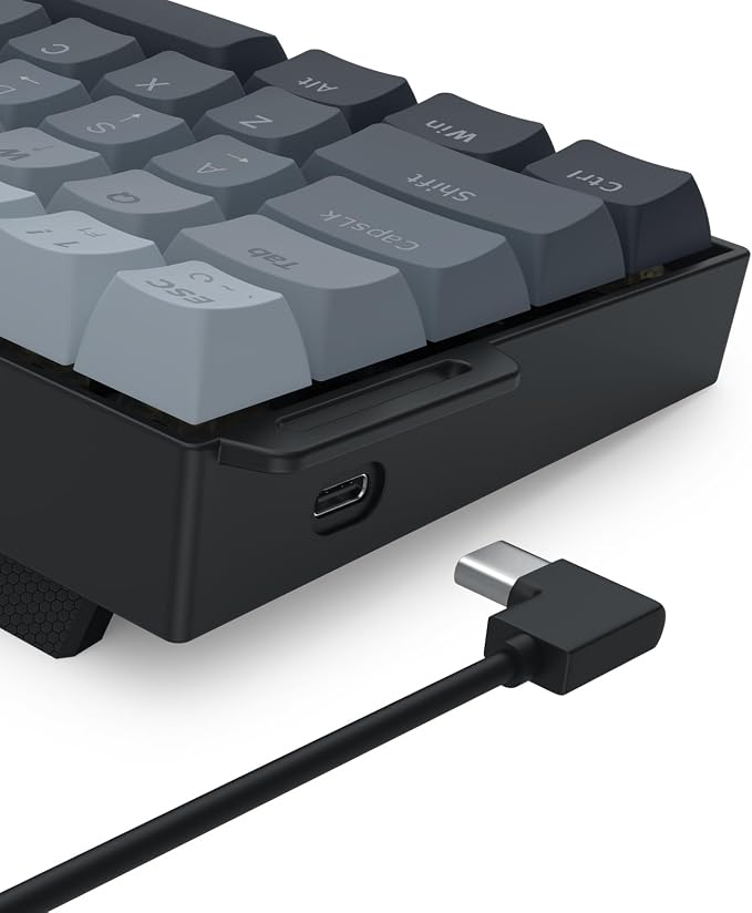 Redragon K617 HE Wired Hall-Effect Rapid Trigger Magnetic Gaming Keyboard | 8K Polling Adjustable Actuation, 61 Keys Design for More Room to Aim, Swap-Ready Socket for Mod, RGB Pro Software Supported - Image 8