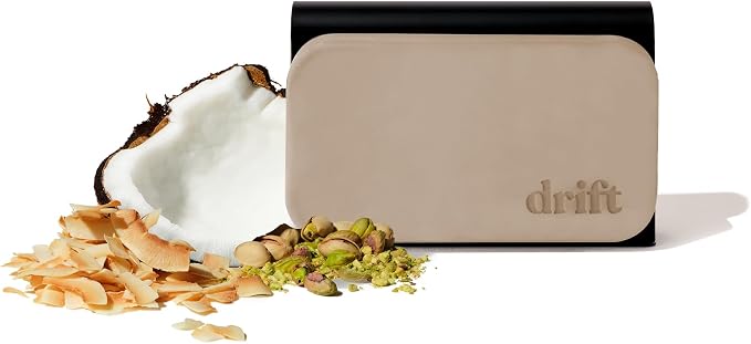 Drift Car Air Freshener - Stone Air Freshener Car Odor Eliminator - Long Lasting Scent - Auto Accessories - Metal Clip - Essential Oils - Clean Ingredients - Coconut & Pistachio Starter Kit by driftscents