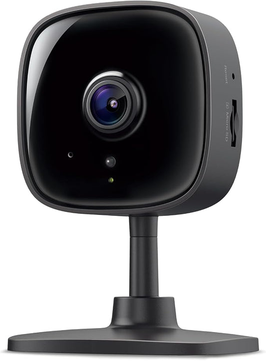 Tapo 1080P Indoor Wired Security Camera - Works as a Baby Monitor & Pet Camera, Motion Detection, 2-Way Audio, Siren, Night Vision, Subscription-Free Local Storage or Optional Cloud, C101 by Unknown