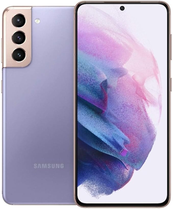 Samsung Galaxy S21 5G, US Version, 128GB, Phantom Violet - GSM Carriers Only (Renewed) by Unknown