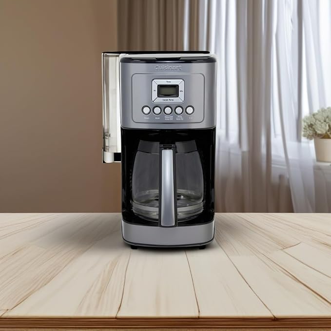Cuisinart Coffee Maker, 14-Cup Glass Carafe, Fully Automatic for Brew Strength Control & 1-4 Cup Setting, Stainless Steel, DCC-3200GMP1, Gunmetal - Image 3