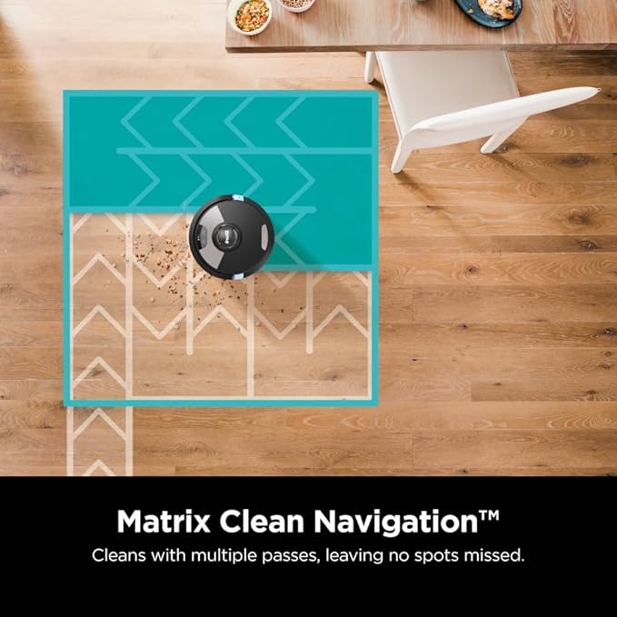 SHARK RV2620WD AI Ultra Robot Vacuum and Mop with Matrix Clean Navigation, CleanEdge Technology, Perfect for Pet Hair, Carpets, Hard Floors, Compatible with Alexa, Black/Mocha - Image 3
