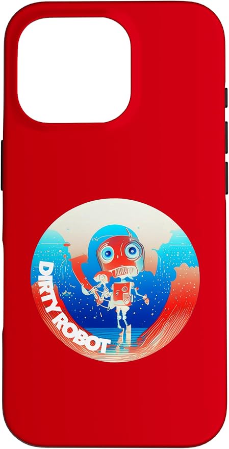 Dirty Robot my computer friend brand AI computing code cobot Case for iPhone 16 Pro by Unknown